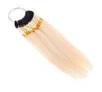 ULTECHNOVO Anneaux de Test de Coloration Cheveux Réels 100% Cheveux Humains, Lot de 30 Set de Mèches Nuancier pour Pratique Coloration en Salon, Échantillons Naturels Multi-teintes Adaptées