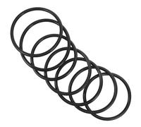 ULTECHNOVO Anneaux en Caoutchouc Noir Fixation Stable Résistant à L'usure 7 Pièces pour Bol Chantant pour Bols Sonores de Musique Bouddhiste