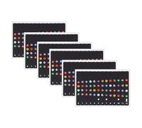 ULTECHNOVO Autocollants Accessoire Pratique Légers et Compacts pour Ukulélé 6 Feuilles Outil D'introduction et Échelle pour Débutants pour Fingerboard