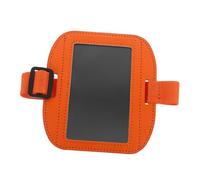 ULTECHNOVO Badge Holder Horizontal Armband Id Card Sleeve For Nurses Security Adjustable Comfortable Strap Social Security Card Protector In Orange