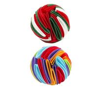 ULTECHNOVO Balles Reniflantes pour Chiens Diamètre 15cm 2pcs en Feutre Jouet Interactif pour Exercices D'olfaction Comportements Destructeurs Entraînement et Jeu en Extérieur