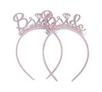 ULTECHNOVO Bandeau pour Cheveux de Mariée 2 Pièces Accessoire Mariage Élégant Coiffe de Mariée pour Cérémonies Bandeaux pour Coiffures de Mariage Accessoires de Tête Femme