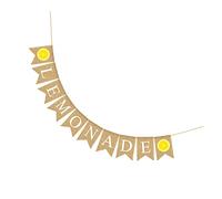 ULTECHNOVO Bannière Décorative Fête Hawaïenne Lin avec Fanions Queue Hirondelle Décoration Tropicale pour Anniversaire et Fête Bord de Mer