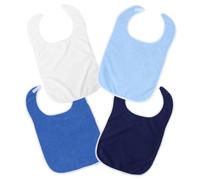 ULTECHNOVO Bavoirs Adultes en Polyester 4pcs pour Repas D'hiver, Confortables et Ajustement Sécurisé, Adaptés aux Femmes et Personnes Handicapées