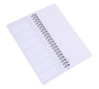 ULTECHNOVO Bloc-notes Hebdomadaire Élève à Spirale, Papier Blanc, Facile à Utiliser, Organiseur Portable pour Planification et Prise de Notes Scolaire