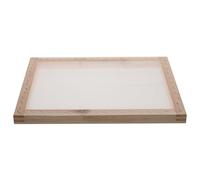 ULTECHNOVO Bois Cadre de Sérigraphie Réutilisable pour Ateliers et Classes | Cadre D’impression pour Tissus Vierges, Usage DIY, Format 25x35, Écran Textile Coloré