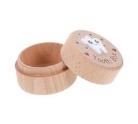 ULTECHNOVO Boîte à Dents Pour Garçon Fille Bois Rangement De Souvenirs Support Mignon Pour Dent De Garçon Fille Collection Perdue Trésor
