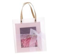 ULTECHNOVO Boîte à Fenêtre Transparente pour Coffret de Élégant Ruban Carte Sac pour Événements Célébrations