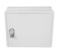 ULTECHNOVO Boîte à Lait Design Moderne Minimaliste Verrouillable Extérieure en Plastique Blanc, Installation Facile, Nettoyage Simple, pour Usage Domestique et Extérieur
