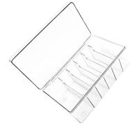 ULTECHNOVO Boîte à Outils Cosmétiques Acrylique Couvercle Protecteur, Grand Rangement pour Extensions de Cils, Facile à Nettoyer, Design Minimaliste pour Bureau à Domicile