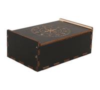 ULTECHNOVO Boîte Bois Décorative pour Cartes de Tarot Organisateur de Bijoux Compact et Robuste Boîte Cadeau Style Classique pour Rangement de Petits Trésors