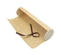 ULTECHNOVO Boîte Coffret Cylindrique Organisateur De Paquets De Thé Oreiller Coréen Thé à Thé Organisateur De Tas Rack De Thé De Fruits De Mer Porte Sachet De Sucre Bois Beige