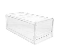 ULTECHNOVO Boîte De Rangement Tiroir Moyen Pour Réfrigérateur Transparent En Plastique Alimentaire, Empilable Et Coulissante, Stockage Pratique Pour Fruits Et Légumes Au Congélateur, Ensemble