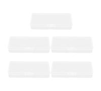 ULTECHNOVO Boîte de Récupération pour Lames de Rasoir Sécurité, Lot de 5 Boîtes Compactes en Plastique Transparent, Multifonctions pour Usage Personnel et Professionnel, Rangement Sûr et