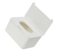 ULTECHNOVO Boîte Distributrice Lingettes Moderne Rangement Compact et Portable pour Lingettes Humides et Mouchoirs Boîte Étanche Multifonction pour Salle de Bain et Bureau Blanc Élégant