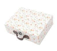 ULTECHNOVO Boîte Présent Mini Valise en Papier Élégant et Multifonctionnel pour Rangement de Fournitures de Bureau et Jouets, Usage Quotidien ou Anniversaire