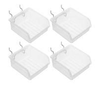 ULTECHNOVO Boîtes de Rangement 4pcs pour Panneau Perforé en Plastique Bacs Polyvalents et Faciles à Utiliser pour Vis et Écrous , pour Ateliers de Réparation Automobile