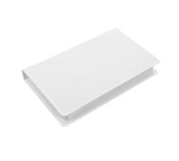 ULTECHNOVO Boîtier de Rangement pour Cassette Vidéo, PVC Blanc | Rangement Vertical Plat, Protection Anti-poussière, une Seule Cassette, pour Archives et Salle de Projection à Domicile