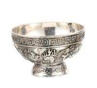 ULTECHNOVO Bol avec Motif Dragon et Phénix Bol Eau pour Temple pour Décoration Rétro et Usage Religieux