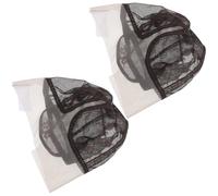 ULTECHNOVO Bonnet de Postiche en Dentelle Léger et Résistant aux Accrocs avec Sangles Réglables 2 Pièces Couverture Complète, Adapté aux Usages Quotidiens et Sociaux