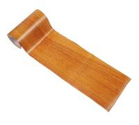 ULTECHNOVO Bordure Murale Autocollante en PVC Imperméable Effet Bois 5 CM X 5 M pour Salle de Bain Cuisine, Moulure de Papier Peint Résistante Résidus