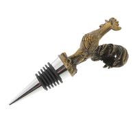 ULTECHNOVO Bouchon pour Bouteille de Vin en Métal Forme Coq Vintage Scelleur Hermétique Réutilisable Accessoire Décoratif pour Fêtes et Conservation Compatible Bouteilles Standard