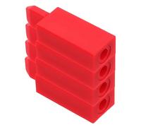 ULTECHNOVO Bouchons D'accordage de Piano Rouges en Plastique pour Trous de 3,4 à 3,7 Mm, Kit de 4 Pièces pour Réparation Urgente et Entretien Professionnel