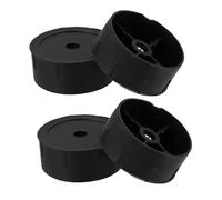 ULTECHNOVO Bouchons de Rechange pour Arbre à Chat en Plastique Noir, Bouchons de Tube M8, 4 Pièces, Garantissant Durabilité et Sécurité pour Griffoir et Arbre à Chat