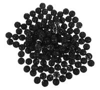 ULTECHNOVO Boules Biochimiques Média Filtrant en Plastique et Coton 200 Pièces Noires Structure à Trous Denses, Filtration pour Aquarium pour Aquarium d'eau Douce et Salée