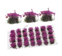 ULTECHNOVO Bouquets de Fleurs Artificielles Miniature 28 Pièces Décoration Végétation Herbacée Fleur en Plastique Accessoires de Jardin Miniatures pour Décoration de Table et Terrarium