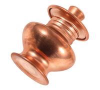 ULTECHNOVO Bouteille Décorative en Cuivre Rouge pour Offrandes Bouddhistes, Petite Bouteille Élégante Style Rétro, pour Bureaux et Autels