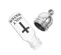 ULTECHNOVO Bouteille Eau Bénite avec Motif De Décor Chrétien pour Baptême Fournitures Église Et Présentations De Pâques Rechargeable Et