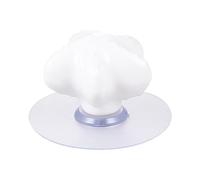 ULTECHNOVO Bouton à Ventouse Forme Étoile de Mer en Céramique de Meuble | Blanc, pour Armoire et Placard, Usage Maison ou Boutique, Prise de Traction, Peut Servir de Crochet