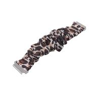 ULTECHNOVO Bracelet Montre Élastique Tissu Imprimé Style Léopard Bande Tête de Cheveux Souple et Respirante Remplacement Élégant pour Montres Intelligentes