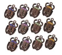 ULTECHNOVO Breloques Scarabée En Alliage Rouge 2.6x1.6 Cm Lot De 40 Pièces Pour Création De Colliers Et Bracelets Diy Présents Anniversaire