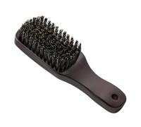 ULTECHNOVO Brosse à Barbe en Bois de Hêtre Poils de Sanglier, Pratique et Stylée, Assistance Rasage, pour Usage à Domicile et Voyages Longue Distance