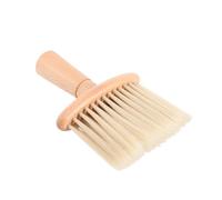 ULTECHNOVO Brosse de Coiffure Professionnelle à Poignée Bois pour Salon et Barbiers Brosse de Nettoyage Précise pour Cheveux Cassés Outil Portable pour Kit de Coupe et Détail Autour des