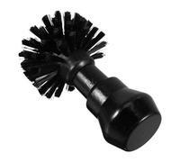 ULTECHNOVO Brosse de Nettoyage Noir pour Machine à Café Expresso 58mm | Poils Doux en Nylon, Manche en Bois Ergonomique, pour Panier Porte-filtre et Recoins Étroits