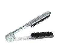 ULTECHNOVO Brosse Lissante Double Face Peigne Démêlant pour Cheveux Brosse à Poils de Sanglier Compacte pour Salon et Usage Personnel