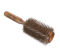ULTECHNOVO Brosse Ronde Large pour Cheveux Bouclés Brosse Soufflante avec Poils de Sanglier Massage Chevelu et Ergonomique pour Brushing et Définition des Boucles