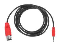 ULTECHNOVO Câble Adaptateur Audio Jack 3,5 Mm à 5 Broches Midi Rouge Transmission Audio Stable et Portable pour Carte Son