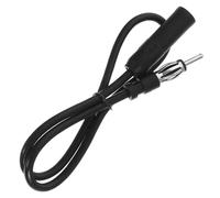 ULTECHNOVO Câble pour Autoradio Am FM Rallonge Antenne Voiture 1m PVC Cuivre Noir Connecteur Mâle Femelle Son Clair Compatible Lecteurs CD Route