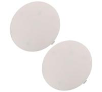 ULTECHNOVO Cache-moyeu de Roue Arrière de Poussette, Roue Poussette Yoyo, 2 Pièces en Plastique Blanc, Protection ضد Poussière, Installation Facile pour Usage Quotidien et Extérieur