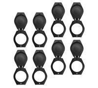 ULTECHNOVO Cache-Objectif USB pour Webcam Ordinateur Portable en Abs Noir, Protection de Lentille sans Endommager L'appareil, Lot de 8 Pièces pour Confidentialité Bureau