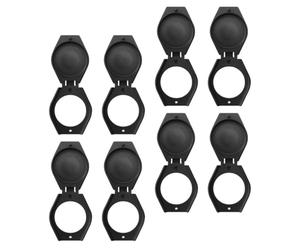 ULTECHNOVO Cache-Objectif USB pour Webcam Ordinateur Portable en Abs Noir, Protection de Lentille sans Endommager L'appareil, Lot de 8 Pièces pour Confidentialité Bureau