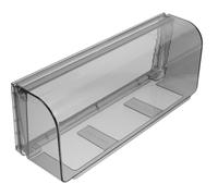 ULTECHNOVO Cache Prise Étanche Triple Transparent Noir | Boîtier Mural Grand Format Auto-Adhésif pour Interrupteur et Prise Salle de Bain Cuisine