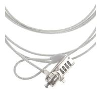 ULTECHNOVO Cadenas à Chaîne en Acier Verrouillage Sécurisé pour Ordinateur Portable et Tablette, Câble de Sécurité 1,8 M Facile à Verrouiller, Protection Antivol pour Bureau et Moniteur