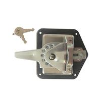 ULTECHNOVO Cadenas à Palette Antivol en Acier Inoxydable Argenté Structure Solide et Clés Assorties pour Accessoires Caravane et Camping-Car