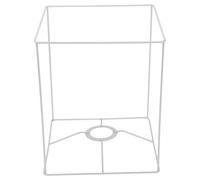 ULTECHNOVO Cadre d'Abat-Jour en Fil de Fer Carré 20-24 CM Support Lumineux Suspendu pour Lampe de Bureau et Lanterne d'Intérieur DIY