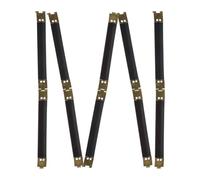 ULTECHNOVO Cadre Flexible de Remplacement pour Paquet à Main 12 CM en Métal Vert Antique Lot de 10 Pièces Fermoir à Ressort Pratique pour Accessoires DIY Couture Cuir et Toile